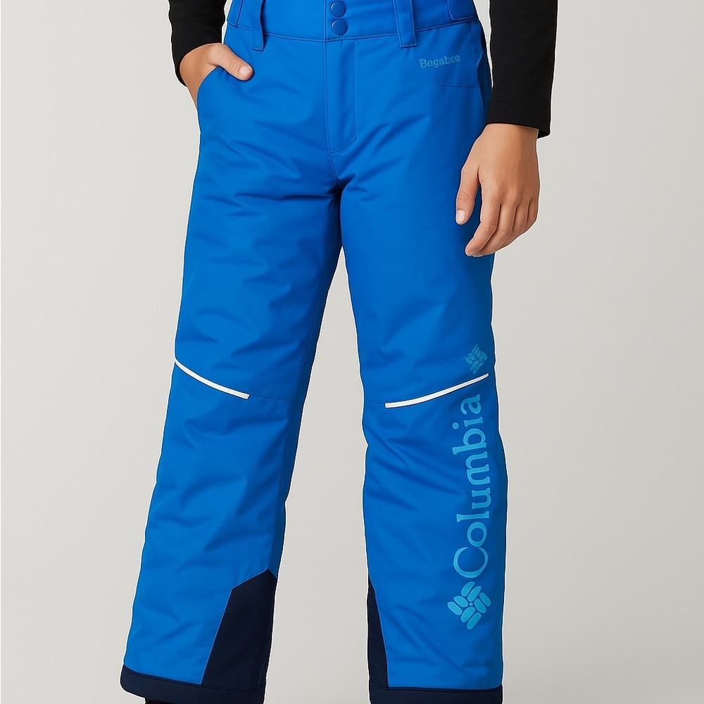 Columbia Kids Bugaboo II Waterproof Snow Pants | Sz 10/12‎ | Blue Omni-Tech Ski